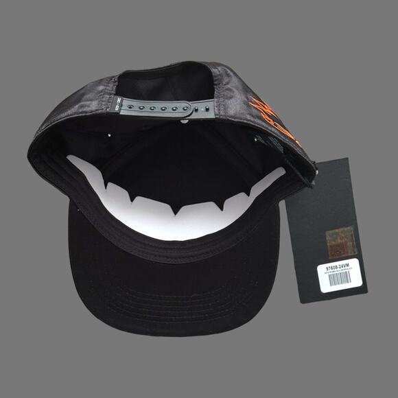 Harley-Davidson Screamin' Eagle Satin Snapback Baseball Cap Black Beauty NWT - Picture 3 of 6